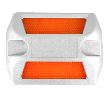 Reflective Aluminum Cat Eye Road Stud for Flashing Traffic Warning Markers
