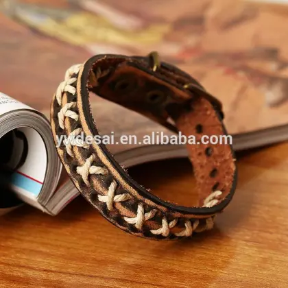 Fashion bracelet handmade bracelet leather bracelet