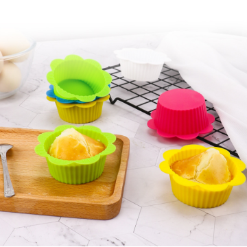 Wholesale Reusable Silicone Baking Cups Muffin Liners