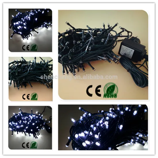 100L white led christmas string lights white facoty wholesale