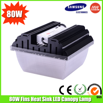 High Brightness Dlc Approved 5years Warranty 80W LED Light for Gas Station Canopy