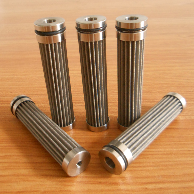 stainless steel sintered fiber felt oil filter