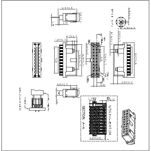 IDC3F01 1-3.0 IDC 20PIN FEMALE CONNECTOR (A TYPE) 