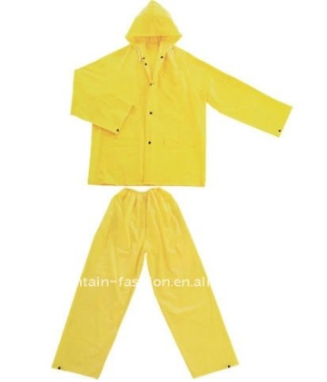 PVC polyester rainsuit