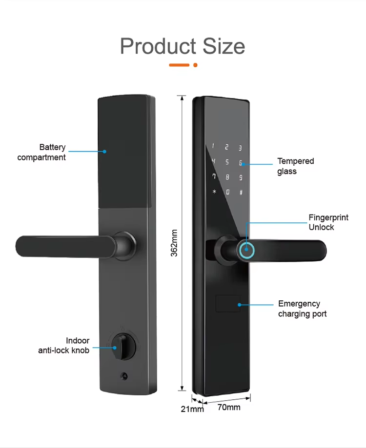 11 1 Bluetooth ttlock door lock