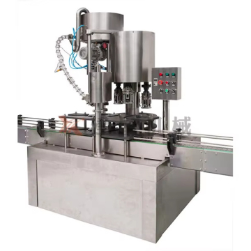 Automatic Capping Machine for Glass Bottles with Aluminum Caps and Screw Locking