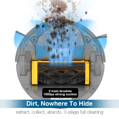 WIFI Control Vacuum Smart Robot Vacuum Cleaner