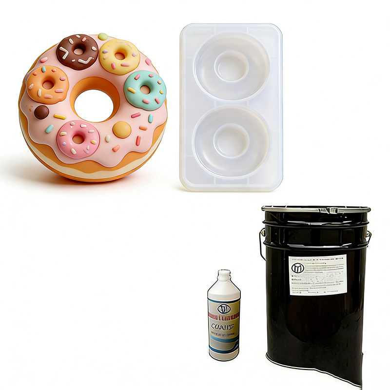 Condensation curing silicone mold rubber