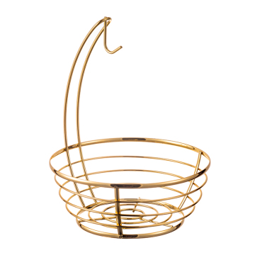 Countertop Fruit Basket Bowl with Banana Hanger