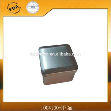 Square Watch Tin Box with Perfect Matt Printing Effects