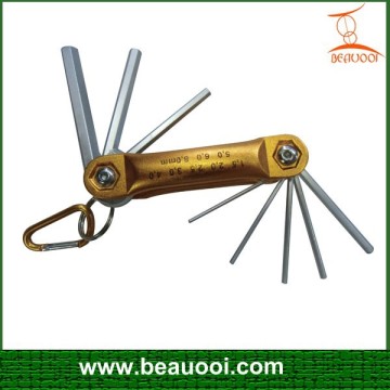 8 piece folding hex key set