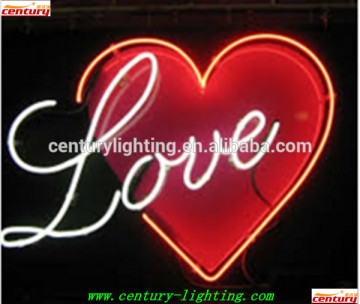 love heart neon sign