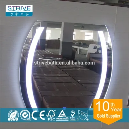 standard led bathroom mirror