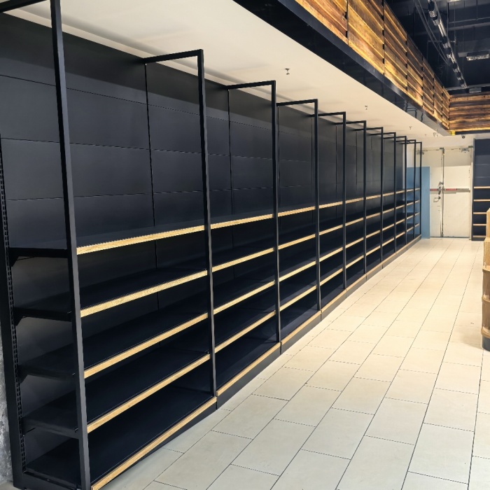 Customized Supermarket Four-column Display Shelf