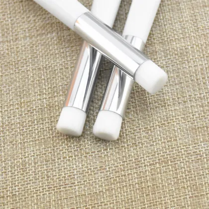 two head silicone facial mask brush