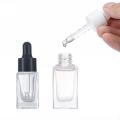 10 ml quadratische Serum ätherische Öl Glas Droper Flasche