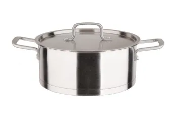 Stainless Steel Single Layer Soup Pot Cookware