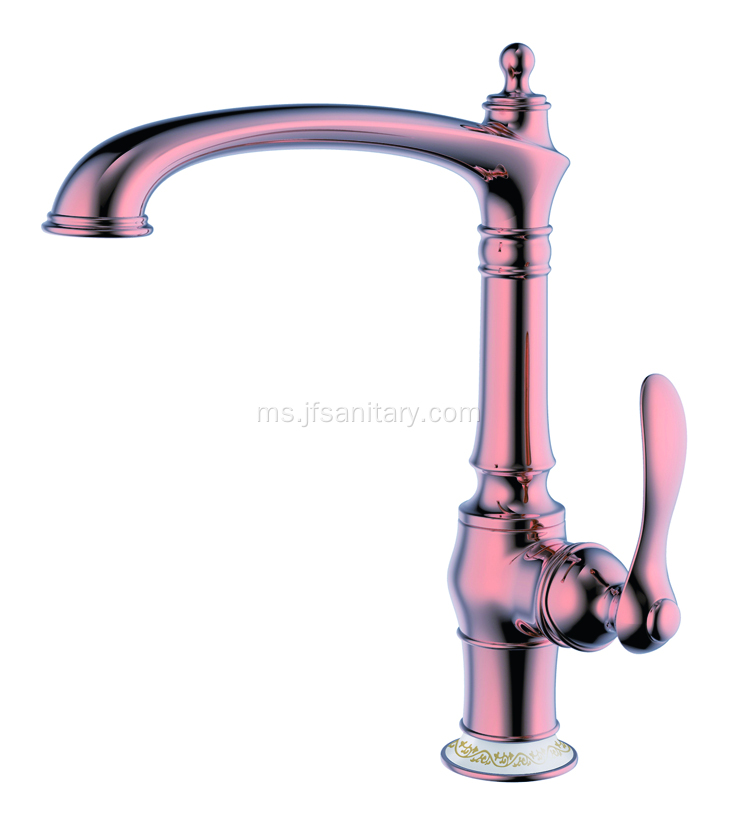 Kualiti Commerical Brass Single-Hole Dapur Sink Faucet