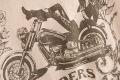 Damen neue Motorrad Schönheit gedrucktes T-Shirt