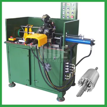 Automatic rotor lamination surface turning machine