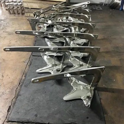 High Precision AISI316 Stainless Steel Marine Anchor - Mirror Polished Bruce Claw Force Anchor