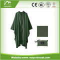 Fesyen poliester panjang pvc dewasa hujan poncho