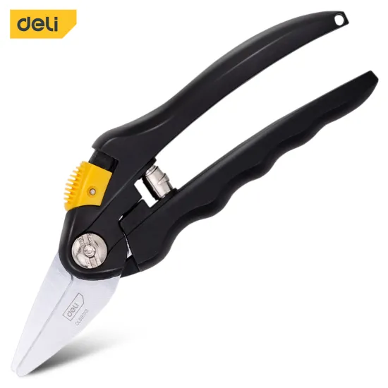 Deli EDL580101 tools gardening hand pruner pruning scissors garden shears 8''