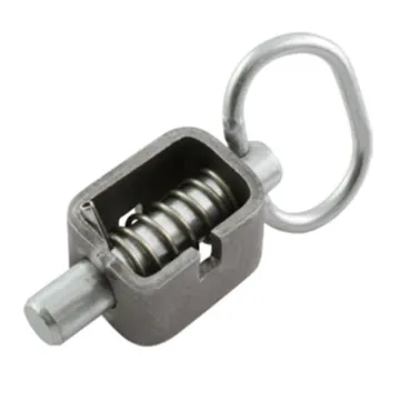 Trailer Truck Accessories: Stainless Steel Adjustable Weld-On Door Latch with Spring Mechanism