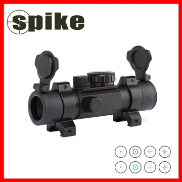 SPIKE Tactical red dot sight/ Red dot scope dual illumintaed red dot with 4 reticle type for rifles scopes, pistol