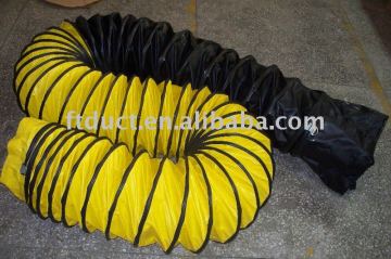 bellmouth two-color resistant high temperature ventilation duct for industrial