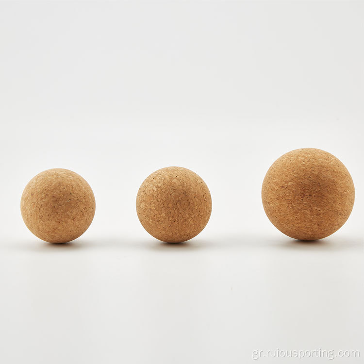 Προσαρμοσμένο στρογγυλό σχήμα Cork Massage Ball