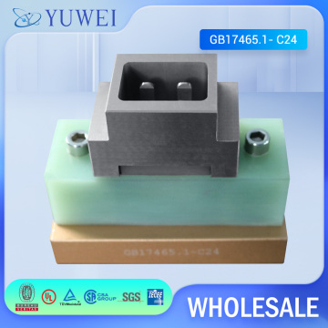 IEC60320-1 GB17465.1 C24 Appliance Couplers Used In Cold Conditions For Class II Equipment