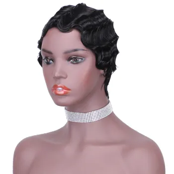 Wholesale Fashion cheap short colored mommy wigs for black woman 100% natural raw brazilian Indian virgin human hair wigs