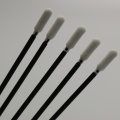 Open-Cell Cleanroom Foam Swab with Black Handle