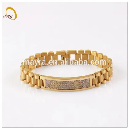 gold plate bracelet jewelry fashion stainless steel jewelry