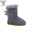 Bambina Stivali invernali in pelle scamosciata viola Toddler