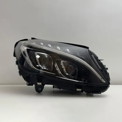 SJC auto new upgraded LED headlight for mercedes benz c class w205 c180 c200 c260 auto lighting system plug and play 2015-2021