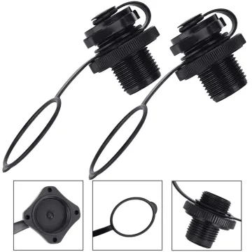 Valve Cap One-way Secure Seal Inflation Screw Valve Gas Nozzle On For Rubber Kayak Rowing Boats Raft Mattress Water Sport