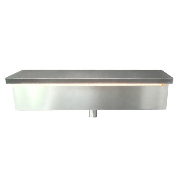 Stainless Steel Waterfall Fountain for Garden Outdoor Swimming Pool Decoration