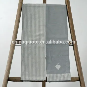 Factory supply plain white cotton tea towel