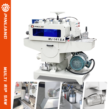 PINLIANG 11KW High Efficiency Multi Blade Rip Saw for MDF