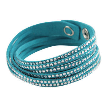 Crystal bracelet with rhinestone