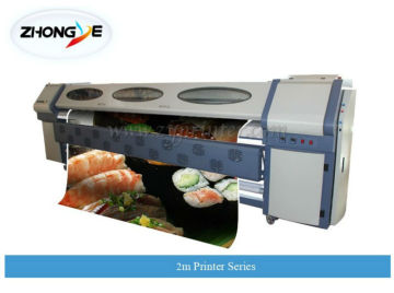 Large format digital solvent printer with Xaar head