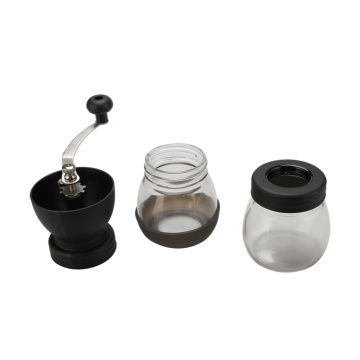 Manual Removable Coffee Grinder With Two Glass Jars