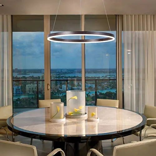 HLINEAR L6060-C-D900 Circle Linear Light Series Round Circle Light Ring Pendant Chandeliers Led Linear Light