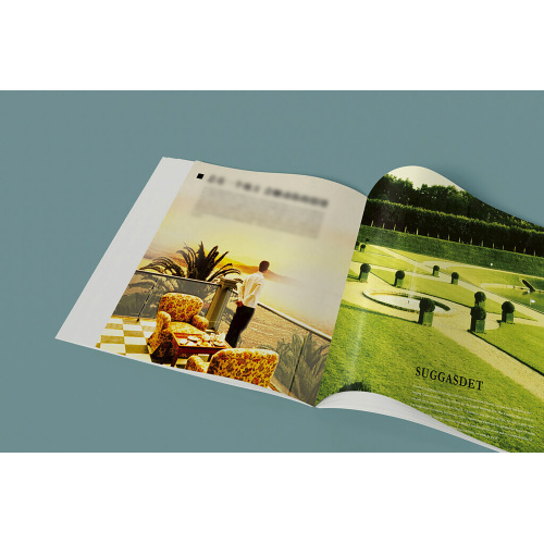 Magazine saddle stitch binding