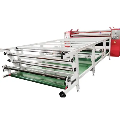 Oil heating cloth Callendar machine Roller heat press