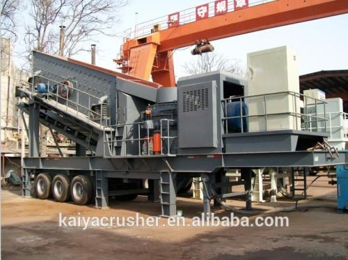 chinese low price granite limestone ore mobile cone crusher plant for sale