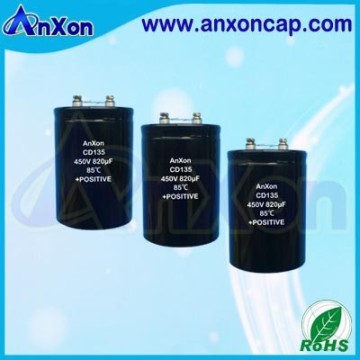 Replacement for Epcos B43701 Aluminum electrolytic capacitor with screw terminals