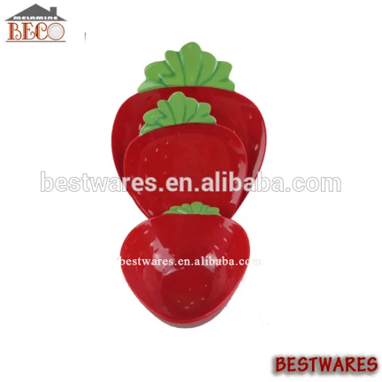 Melamine Strawberry Plate set